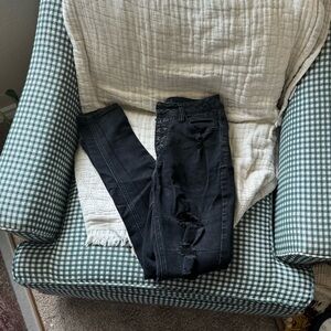 ARIZONA JEAN CO Black Ripped Jeans